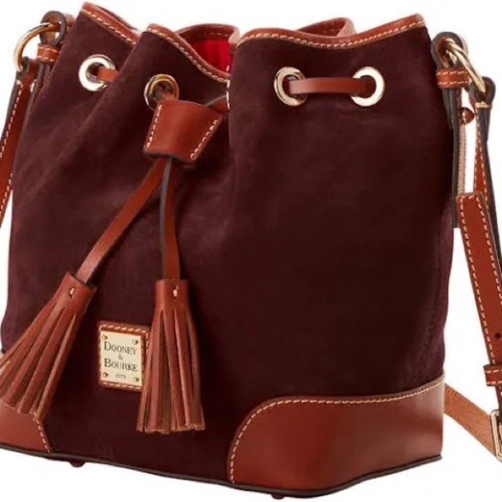 Dooney & Bourke Suede Dynamic Drawstring Crossbod… - image 6
